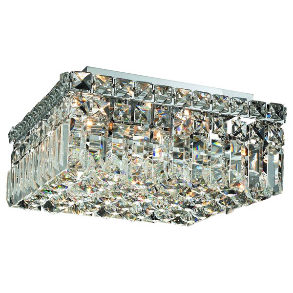 Elegant Lighting Royal Cut Clear Crystal Maxim 4-Light V2032F12C/RC